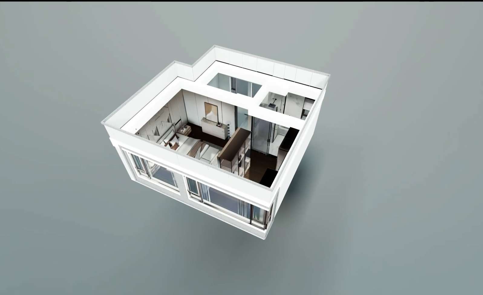 3D unit layout